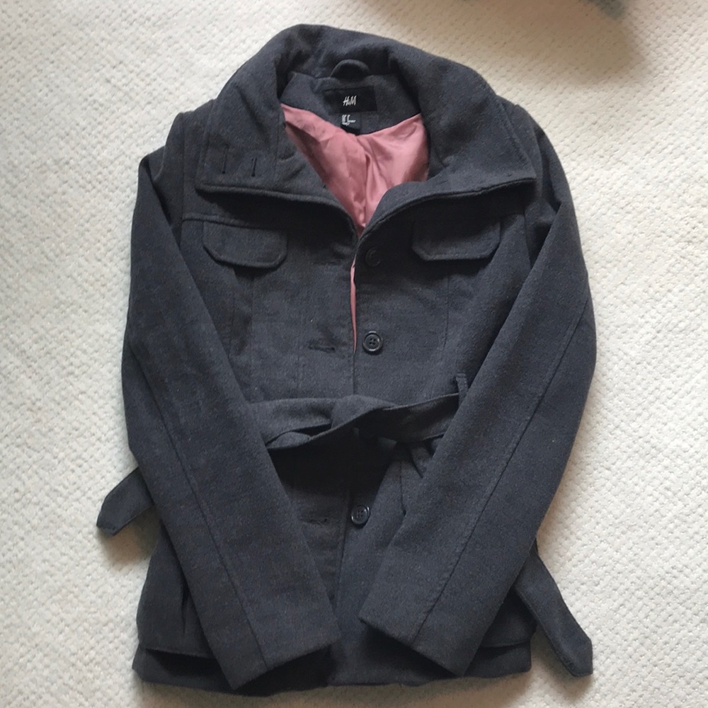 Grey Pea Coat
